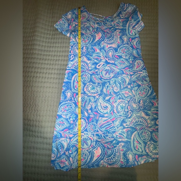 Lilly Pulitzer Kimi Dress In Zanzibar Blue size XS EUC - Picture 6 of 10